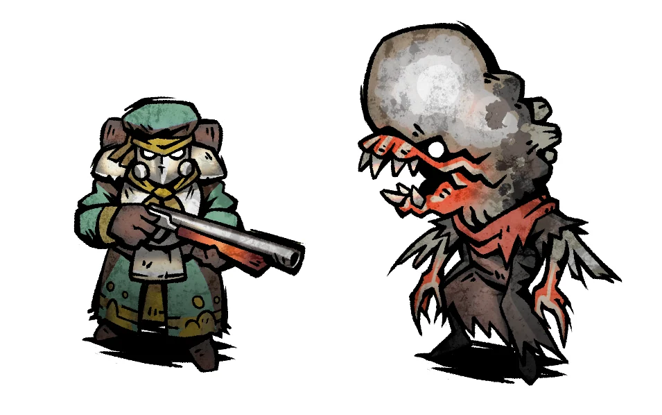 First Brackish Rising rifleman and shambler designs