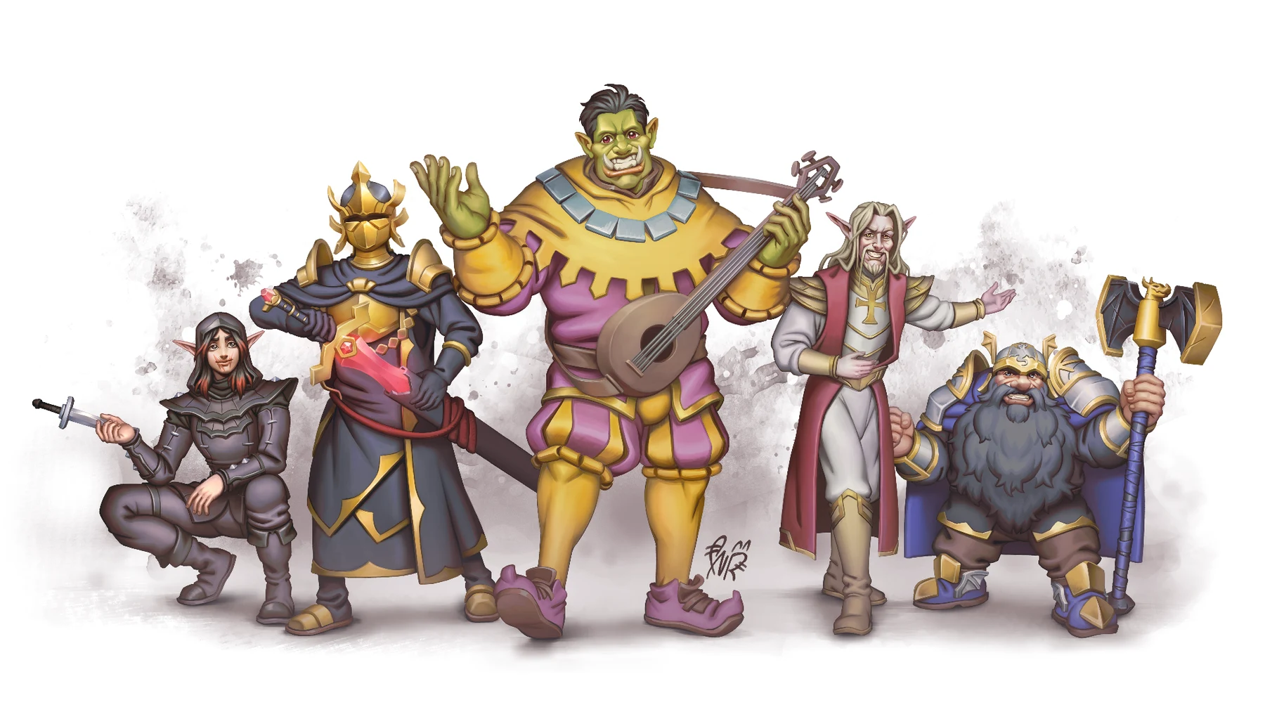 Snerp commissioned character illustration